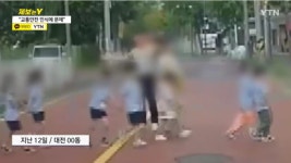 횡단보도 멀다며 무단횡단 가르쳤나...어린이집 교사들 뭇매