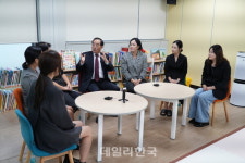 하윤수 부산교육감, 명지늘봄전용학교 학부모와 소통 나서