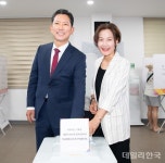 대선 투표하는 김장호 구미시장