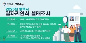 평택시,  2025년 일자리인식 실태조사 실시