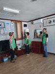 금산군자율방재단, 폭염대비 무더위 쉼터 점검