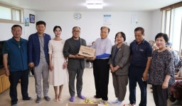 경북아미회, 안동 옥동 성좌원경로당서 아이스크림 나눔행사