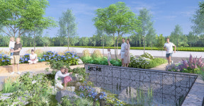 부산도시공사, 공원비채 기업정원 비채가든 부산가든쇼에서 첫선