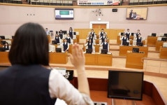 호수돈여중 학생들, 대전시의회서 의회 민주주의 체험