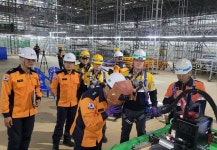 주영국 전남소방본부장, HD현대삼호 방문 안전관리 점검