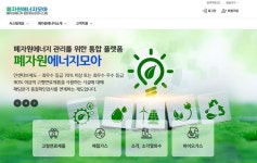 한국환경공단 폐자원에너지모아 누리집에 입지분석·통계기능 삽입