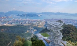 광양 구봉산에 300m 하늘길 열린다...'파노라마 워크' 10월 8일 개장
