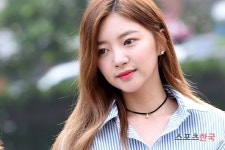라붐 해인, 맑은 얼굴 (뮤직뱅크 출근길)