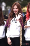  드림캐쳐 지유, 톡톡 튀는 헤어컬러(뮤직뱅크 출근길) 