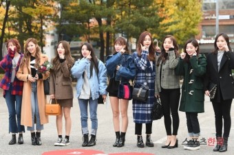 트와이스, 출근길 가을 패션(뮤직뱅크 출근길)