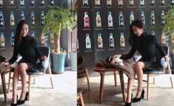  안미나, 늘씬한 각선미 뽐낸 사진 한 장…반려견과 함께 찰칵 