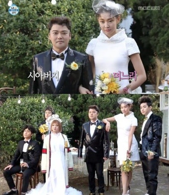 한혜진전현무, 결혼 50주년 웨딩 화보 '눈길'…키 차이 실화야?