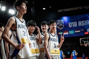 18세 이하 한국 농구 대표팀, 아시아 선수권 대회 8위 그쳐