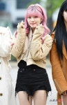 퍼플백 예림, 추위에도 핫팬츠 사랑 (뮤직뱅크 출근길)