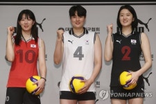 '김희진 포함' 여자배구 대표팀, VNL 나설 16인 명단 발표