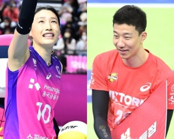 '女김연경-男신영석' 최다득표자 위엄, V리그 올스타전 빛낼 별들 공개