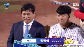 '홈런왕 자질 뽐낸' LG 김범석, 2023 퓨처스 올스타전 MVP