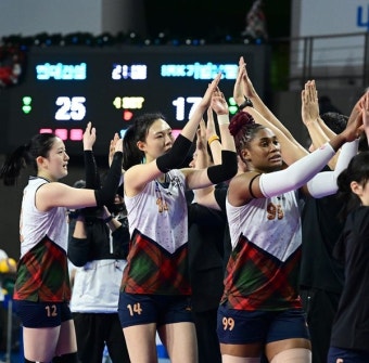 '2위 흥국생명 완파' 현대건설, 1위 이유 증명했다[초점]