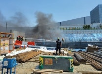 코오롱글로벌 시공 평택 현장서 화재…인명피해는 없어