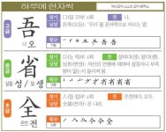[하루에 한자씩 2월 10일] 나 오(吾)-살필 성/덜 생(省)-온전 전(全)