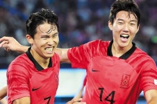 한국 남자축구, 3연패 '한걸음' 남았다