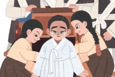 「한 봉우리 두 봉우리 금강산 이야기 여행」도씨노인과 외동딸 라지