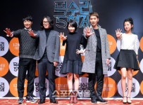 [SS포토] 윤상현-송새벽-이아이-황찬성-김지민 정의 위해 싸우는 덕수리 오형제!