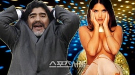 마라도나 딸 "아버지와 여배우 데이트 방해"