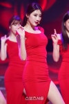 [SS화보] '엠카' 나인뮤지스, 박지윤 뛰어넘는 새빨간 '성인식'