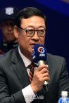[SS포토]SK 김용희 감독, 삼성 5연패 저지는 우리가!(KBO리그 미디어데이)