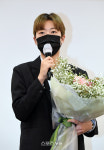 [포토]윤곡 김운용 여성체육대상 수상 소감 밝히는 안산