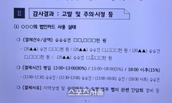 김혜경 법카 유용 감사 ...경기도 