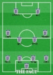 잉글랜드 호지슨 감독 4-4-2 실험! 루니-스터리지 투톱