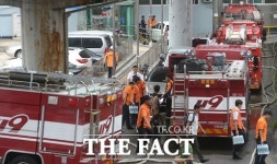 세종시 새롬中 화재 발생, 학생 28명 병원 이송 치료