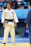 [TF포토] 정다운, 정말 힘들다