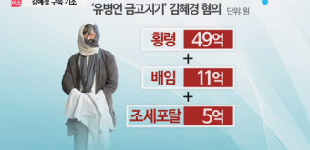 김혜경 구속기소, 66억 통큰 횡령!