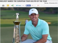 로리 매킬로이, 2014 유러피언투어 올해의 선수 선정