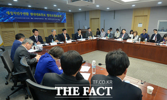 [TF포토] 새정치민주연합 원내대표 후보들 한자리에