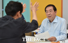 [TF포토] 서울 시민 제안 듣는 박원순 시장