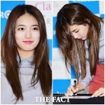[TF 클릭] 여신 미모 수지, 헤어스타일이 헝클어져도 예뻐~