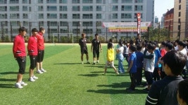 K리그 축구의 날 오스마르-박용우-김민혁, 언북초 방문