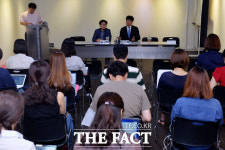 [TF포토] 송규학-안인배, KBS 몬스터유니온 설립 반대한다