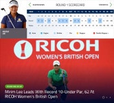 브리티시 새 역사 이미림, LPGA 홈피 메인 장식