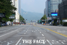 [TF포토] 추석에는 도심도 휴식을!…한적한 서울 거리