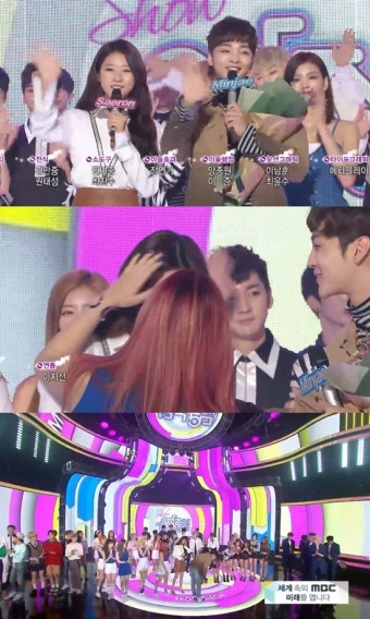'음악중심' 김새론, 김민재 MC 하차에 '눈물 펑펑'