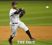 [TF화보] 헥터 완벽투 KIA, 4-2로 LG 누르고 WC 1차전 승리