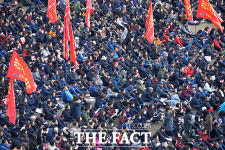 [TF포토] 민주노총, 1차 총파업-시민불복종 돌입