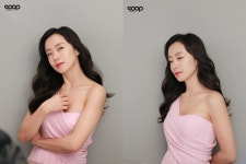  전도연, 오프숄더 드레스+긴웨이브머리 여신의 자태