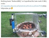  마트 카트의 창의적인 변신! 바비큐 불판으로 딱이야?