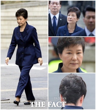 [TF포토] 박근혜, 탄핵에서 구속까지...'숨가빴던 3주'